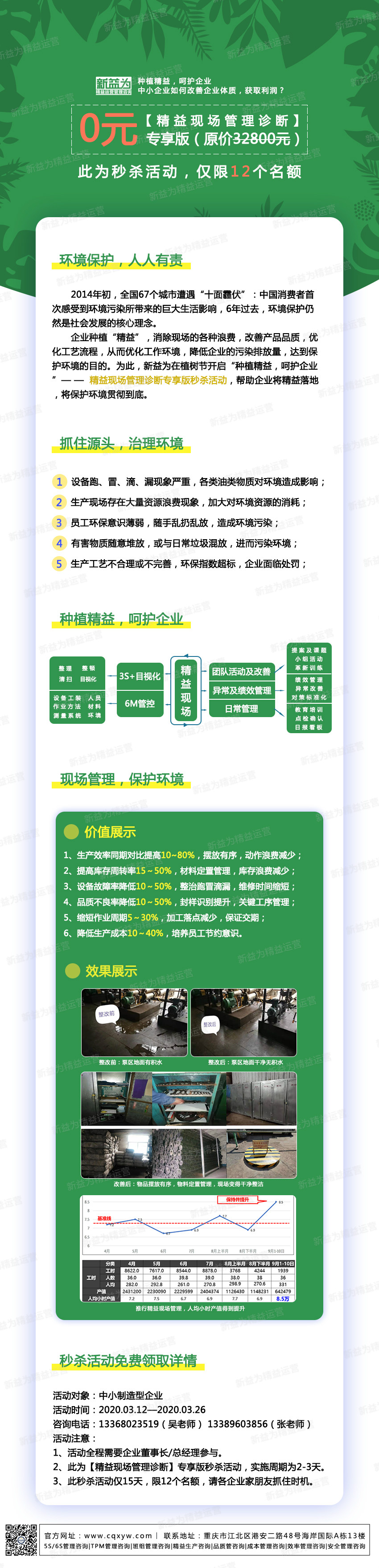 種植精益，呵護企業——精益現場管理診斷專享版秒殺活動